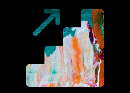 ascending steps icon representing the first step formula